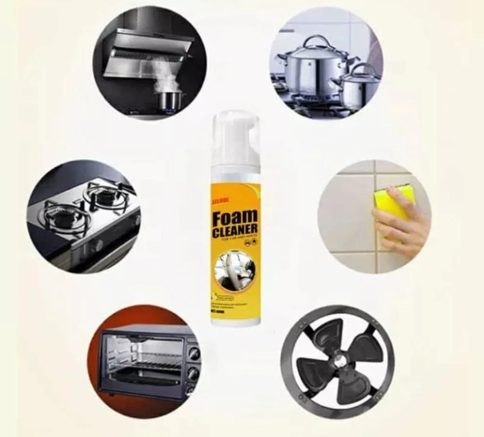 Foam Cleaner - Remove Gorduras e as Sujeiras Mais Antigas