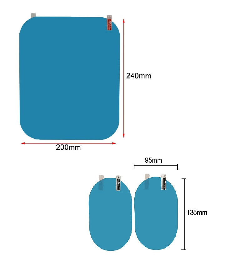 Stickcar - Adesivo À Prova D'água para Retrovisor de Carro